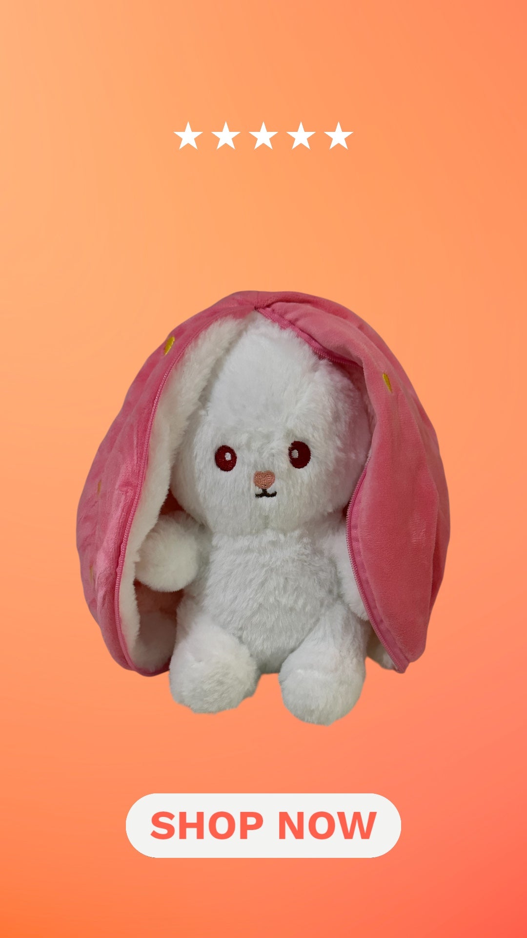 Cutest Carrot Plush Toy with Hidden Teddy Bear Inside – Zipper Surprise Stuffed Toy for Kids & adults | 2-in-1 Cute Gift Idea