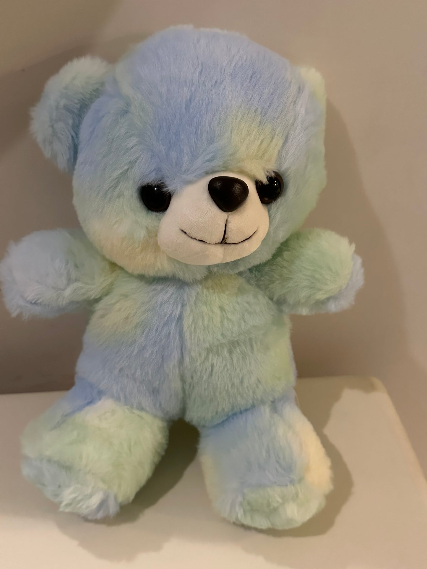 Adorable Blue & green two tone Teddy Bear Stuffed Toy – Soft & Adorable Plush Bear for Kids | Cute Gift for Boys & Girls