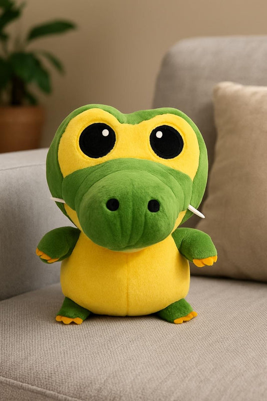 Adorable Green Crocodile Stuffed Toy – Soft & Cuddly Plush Animal for Kids & Gifts”