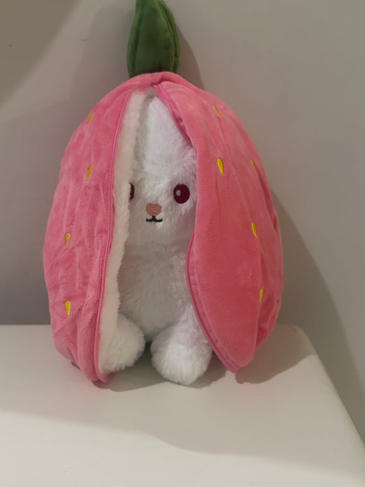 Cutest Carrot Plush Toy with Hidden Teddy Bear Inside – Zipper Surprise Stuffed Toy for Kids & adults | 2-in-1 Cute Gift Idea