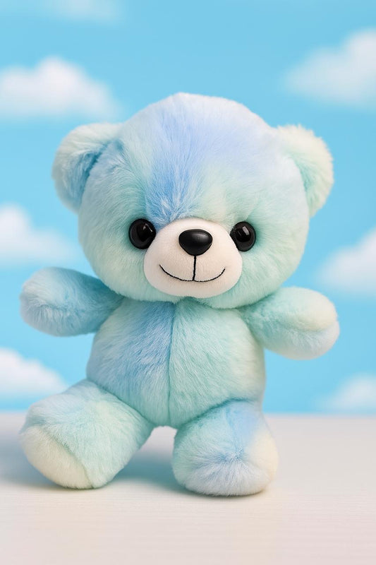 Adorable Blue & green two tone Teddy Bear Stuffed Toy – Soft & Adorable Plush Bear for Kids | Cute Gift for Boys & Girls