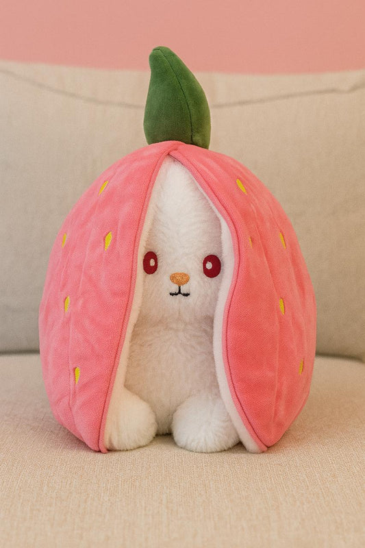 Cutest Carrot Plush Toy with Hidden Teddy Bear Inside – Zipper Surprise Stuffed Toy for Kids & adults | 2-in-1 Cute Gift Idea